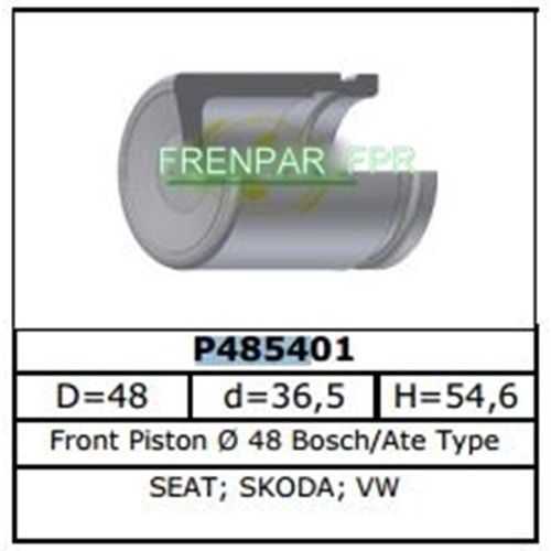 Fren Kaliper Pistonu Ön Vw, Skoda, Seat