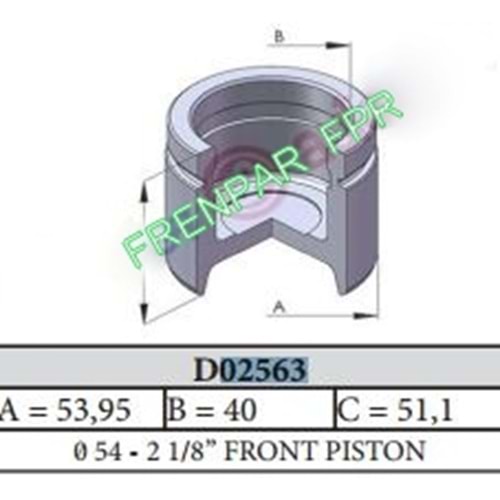 Fren Kaliper Pistonu Ön Fiat, Ford, mazda
