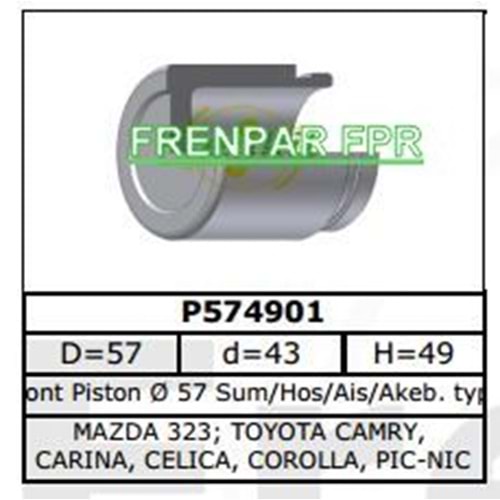 Fren Kaliper Pistonu Ön Toyota Corolla Verso, Carina