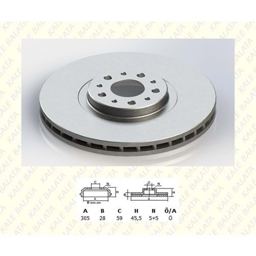 Fren Diski Fiat Doblo Maxi, Fiat 500 İ, Opel Combo Ön - 305 MM