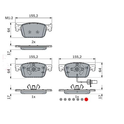 Disk Balata Audi A4 Ön - Bosch