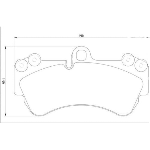 Disk Balata Vw Touareg, Porsche Cayenne Ön - Bosch