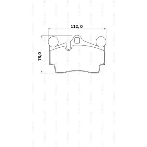 Disk Balata Vw Touareg, Audi Q7, Porsche Cayenne Arka - Bosch