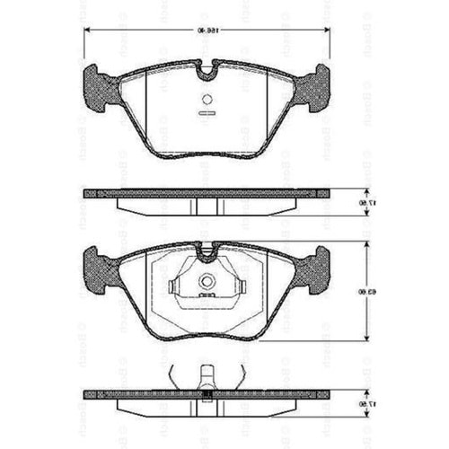 Disk Balata Bmw Z4, Z3, E27, E34 Ön - Bosch