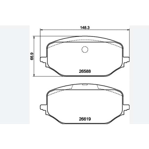 Disk Balata Peugeot, Opel, Fiat, Citroen, DS 4 Ön - Bosch