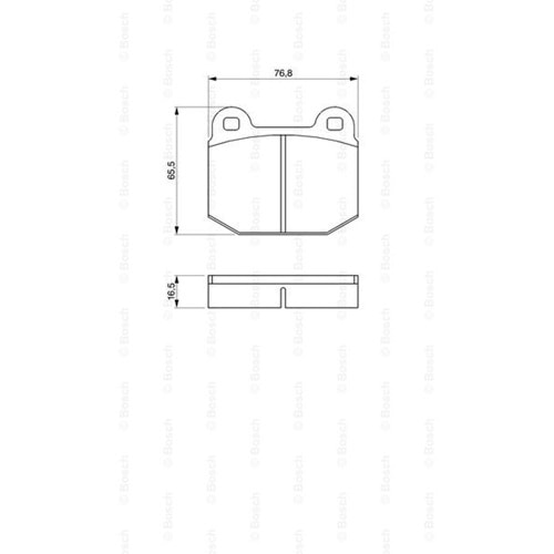 Disk Balata Fiat Alfa 75, Opel, Bmw Ön - Bosch