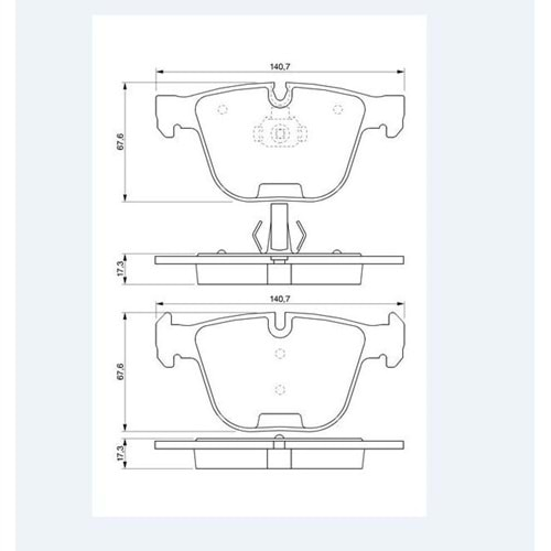 Disk Balata Bmw 1, 3, 5, 6, 7 Serisi Arka - Bosch