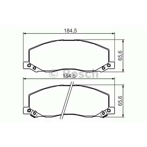 Disk Balata Opel İnsignia, SAAB 9-5 Ön - Bosch