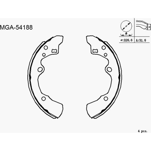 KampAna Balata Mazda 626 89-91 - MGA