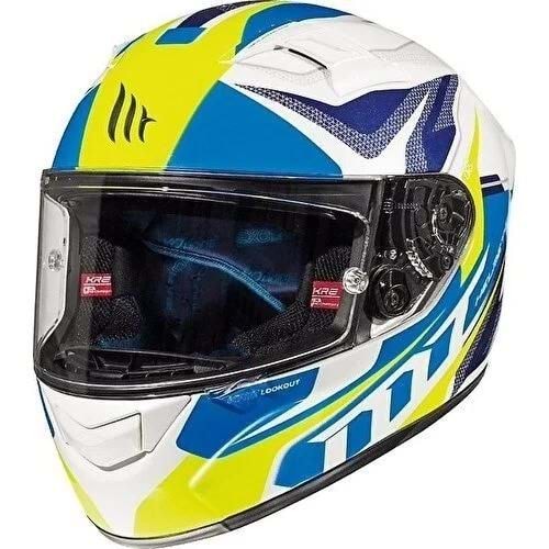 Mt Kre Lookout G6 Gloss Motosiklet Kaskı Beyaz - XL