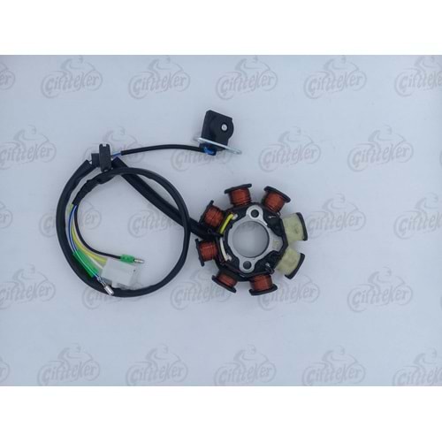 STATÖR 8 Lİ 2 BEZ SARGI 29-88-28 mm 2D 4K RAPİD 50