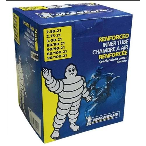 İç Lastik 2.50-21, 2.75-21, 3.00-21, 80/90-21, 90/90-21, 80/100-21, 90/100-21 MICHELIN İÇ LASTİK