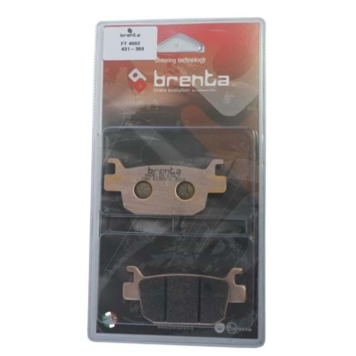 BRENTA 431-399 SİNTERLİ BALATA ARKA FORZA 300, SH125, SH300, SH150