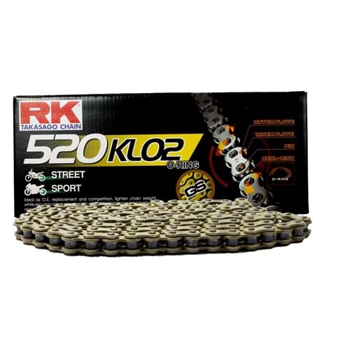 RK ZİNCİR GS 520 KLO 120L GOLD