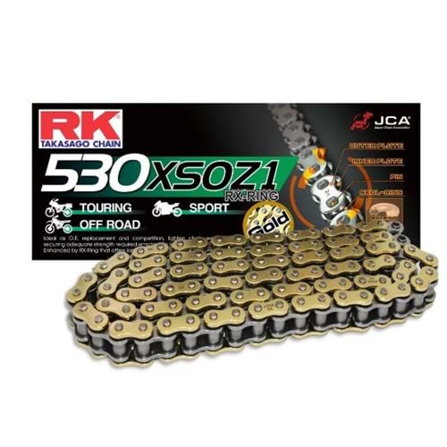 530 Xso 120 L Bakla X O-Ring Li Gold Zincir Rk Cbf 1000 06-10, Gsx 1250 Fa 10-15