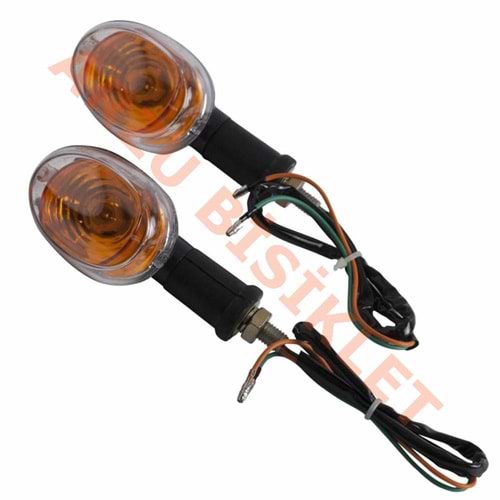SİNYAL BEYAZ CAM AGK, CG125, CG100 SPORT, XCG, ÇITA (2 ADET TAKIM)