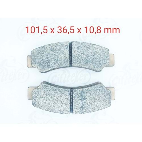 DİSK BALATA SİNTERLİ ARKA FA726 ATV CF 500, CF 800