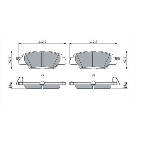 Disk Balata Mazda CX-5 Arka