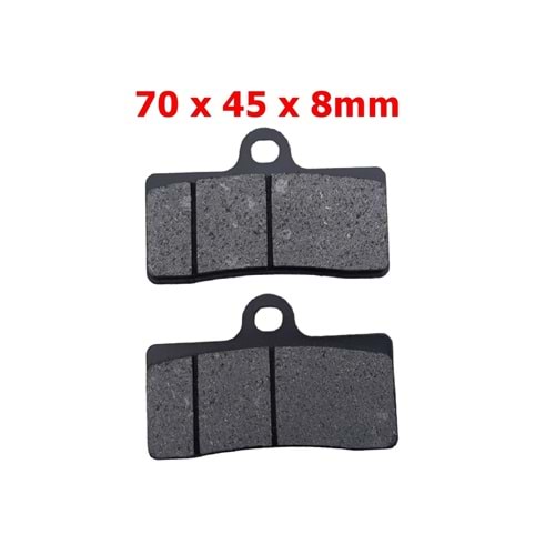 ÖN FREN DİSK BALATASI CF SR250 - RKS R250