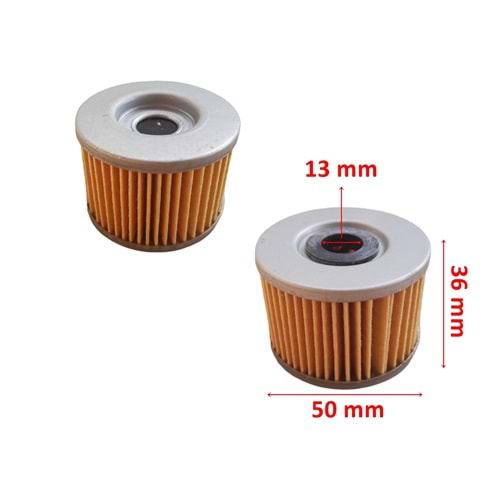 YAĞ FİLTRESİ CF NK250 SR250 50-36-13 mm HF112
