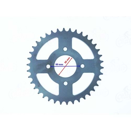 DİŞLİ ARKA HERO XPULSE 200 4V 520-38T İÇ 58 mm ÖM