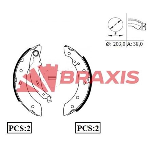 Kampana Balata Renault Clio I, Laguna, Symbol II, Peugeot 306 Arka