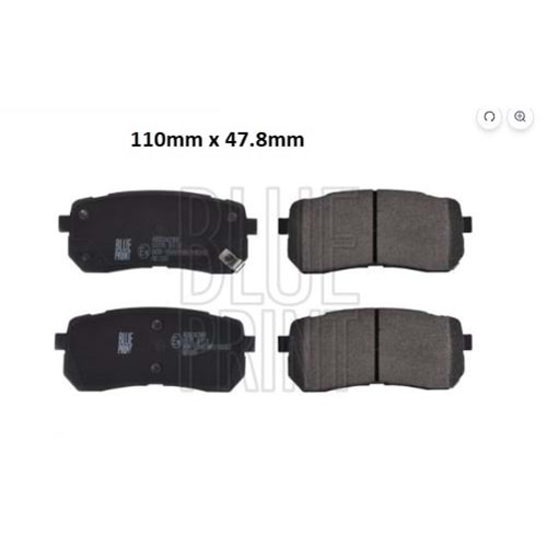 Disk Balata Kia Carnival, Hyundai H1, İx35, Starex - Arka