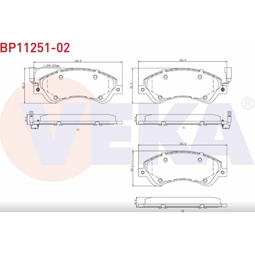 Disk Balata Ford Transit (V347) 2.2 Ön - VEKa