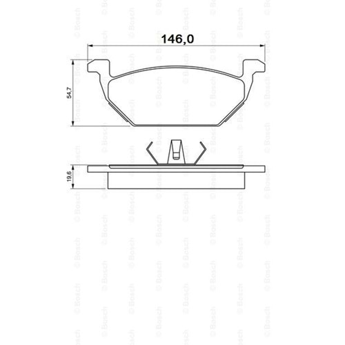 Disk Balata Vw, Seat İbiza, Audi A1 Ön - VEKa