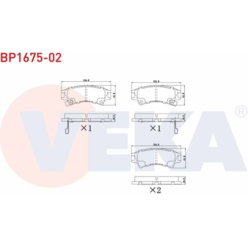 Disk Balata Hyundai ATOS (MX) 1.0İ Ön - VEKa