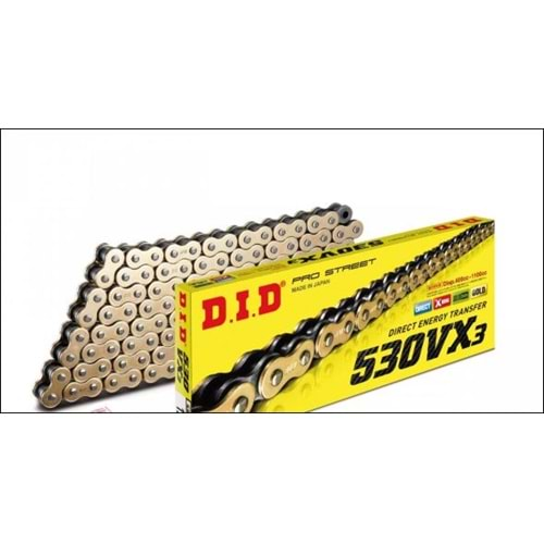 D.I.D 530VX3 GOLD X-RİNG ZİNCİR 114