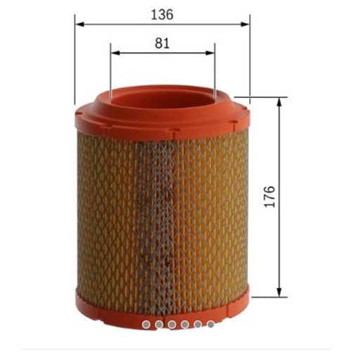 Hava Filtresi Jeep Compass, Patriot, Chreysler Dodge Caliber