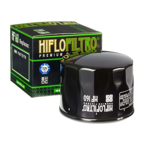HIFLO HF160 YAĞ FİLTRESİ F650 GS, F800 GS, S1000 R, GS1200,K1200