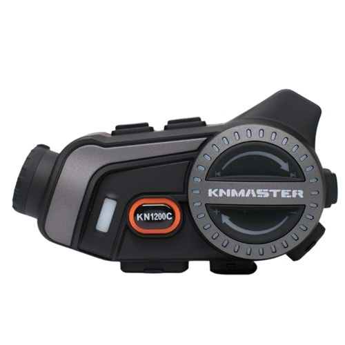 KNMASTER KN1200C Kameralı Motosiklet Bluetooth Intercom Kulaklık Seti