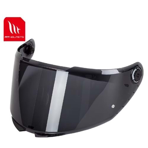 Mt Kask Camı Mt-V-28B Siyah Thunder 4, Stinger 2, Braker Uyumlu