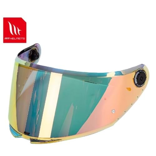 Mt Kask Camı Mt-V-28B Gold Thunder 4, Stinger 2, Braker Uyumlu