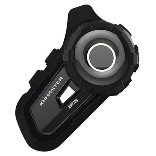 Knmaster KN2100 Motosiklet Kask İnterkom Bluetooth Kulaklık Seti Siyah