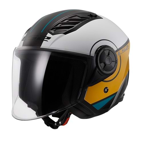 LS2 Airflow 2 Cover Siyah Beyaz Kahve Kask