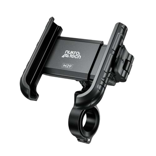 Nukrotech M29 Klipsli Motosiklet Telefon Tutucu Gidon/Ayna Bağlantılı