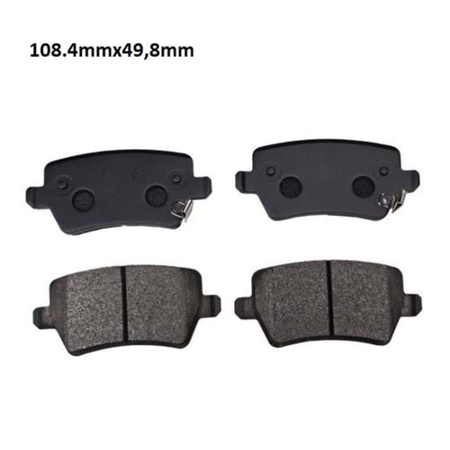 Disk Balata Chery Omoda 5, Tiggo 7, 8 Pro, Arka