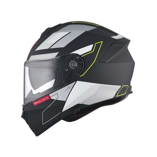 MT Kask Genesis Sv B2 Talo Mat Siyah Gri