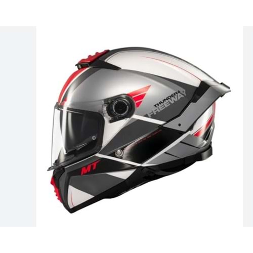 Kask Mt Thunder 4 Sv Freeway A5 Parlak Motosiklet Kask