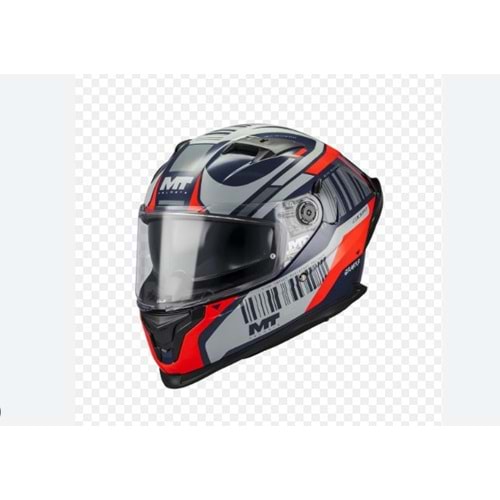 MT Kask Braker Cockpit C5 Parlak Mavi Motosiklet Kask