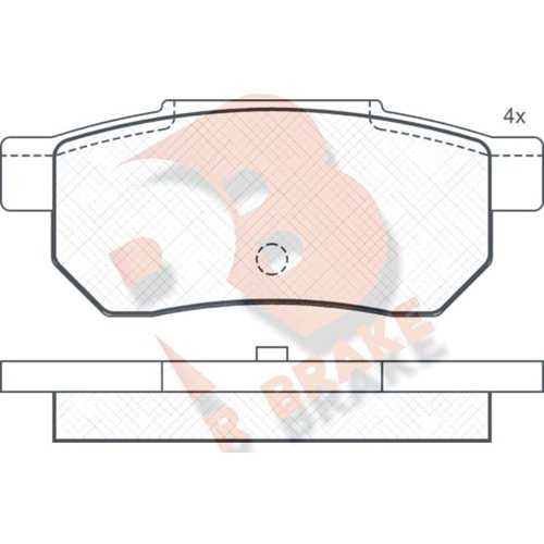 Disk Balata Honda Civic V Arka