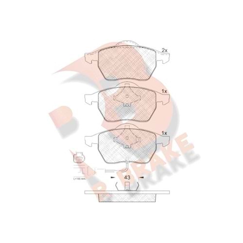 Disk Balata Vw, Skoda, Seat, Audi Ön -