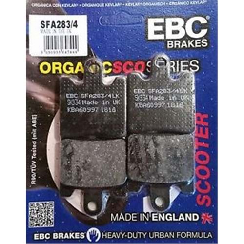 EBC SFA283-4 ORGANİK BALATA ÖN SUZUKİ AN 400 99-06, FJR 1300