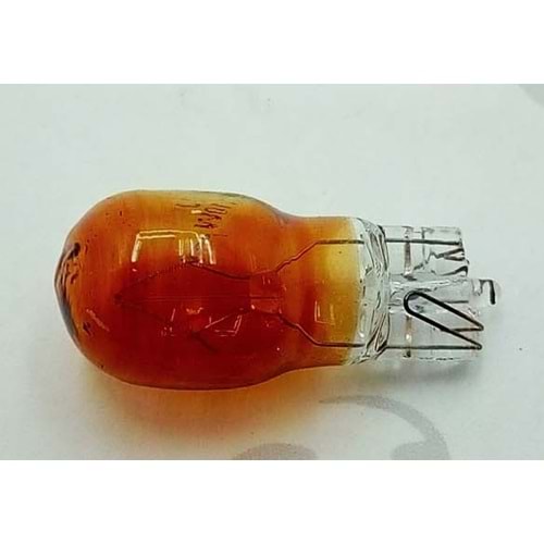 DİPSİZ AMPUL 12V 10W SİNYAL SARI T15