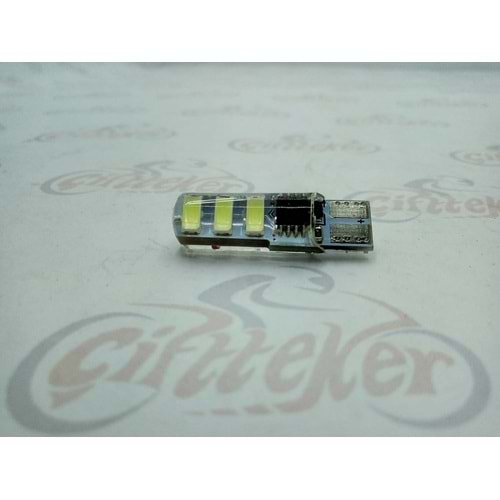 LED AMPÜL ÇAKAR BEYAZ (2 ADET) T10 12W