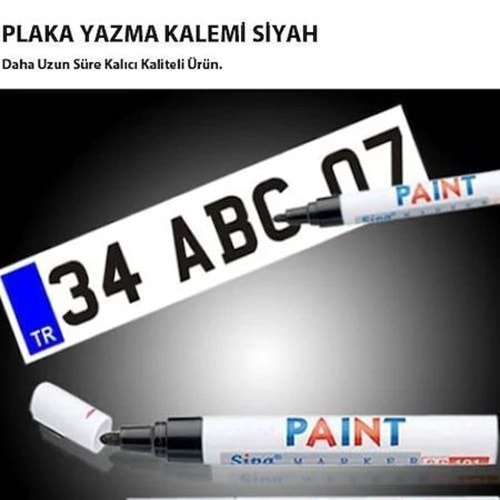 PLAKA BOYA KALEMİ - SİYAH