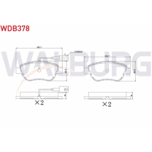 Disk Balata Fiat Linea, Punto, Alfa Romeo, Citroen Nemo, Peugeot Bipper Ön